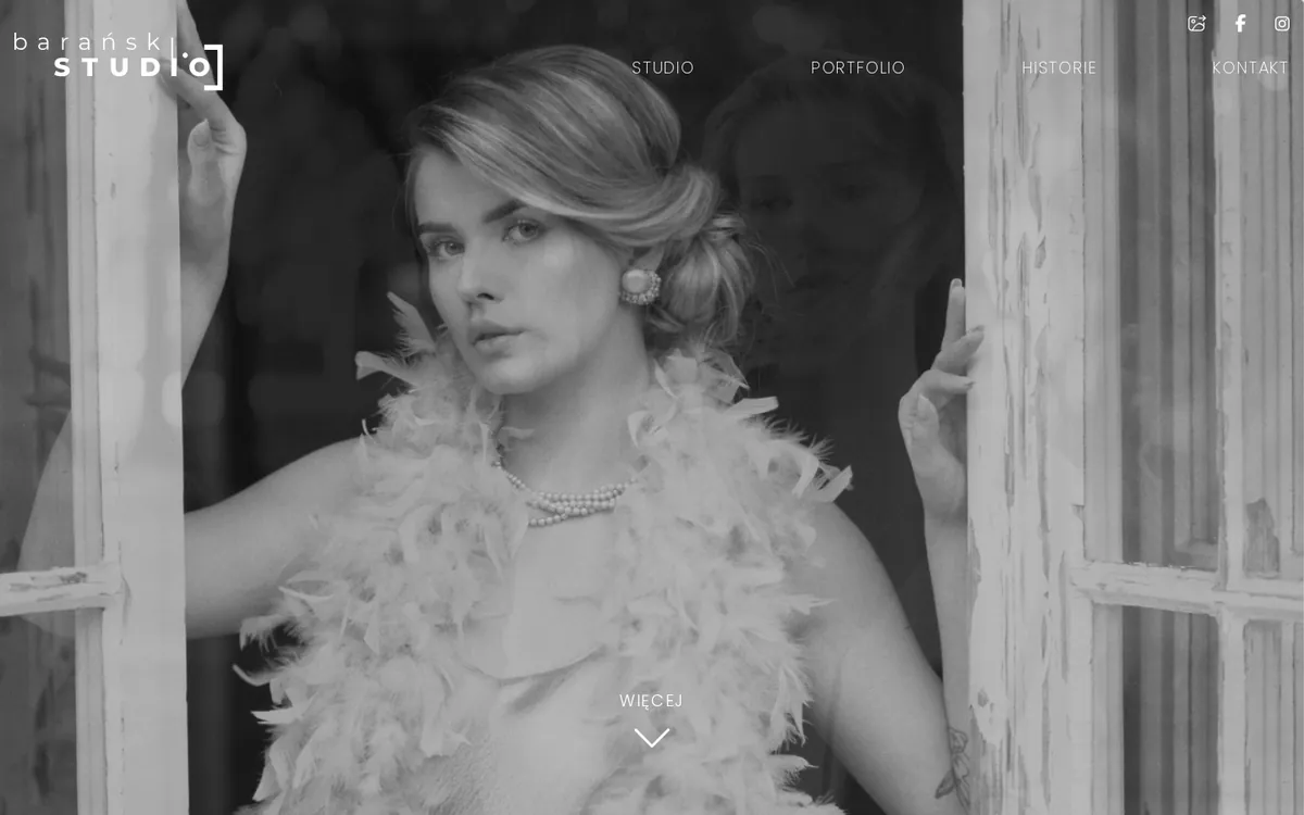 Preview of Barański Studio website
