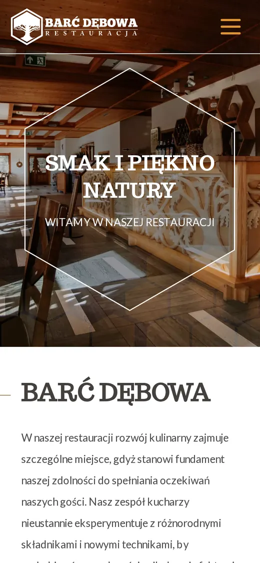 Mobile version of Restauracja Barć Dębowa
