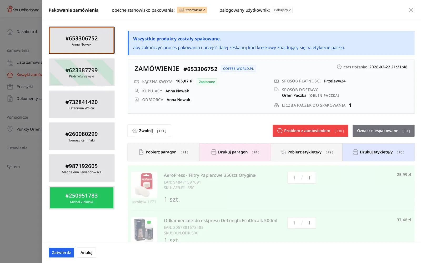 Label & finish – ERP Kawapartner