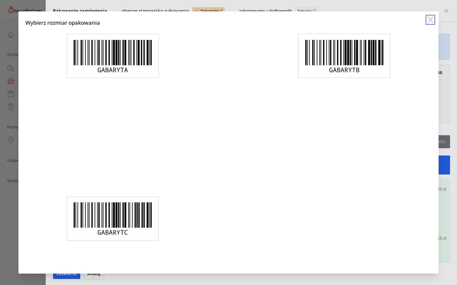 Parcel size – ERP Kawapartner