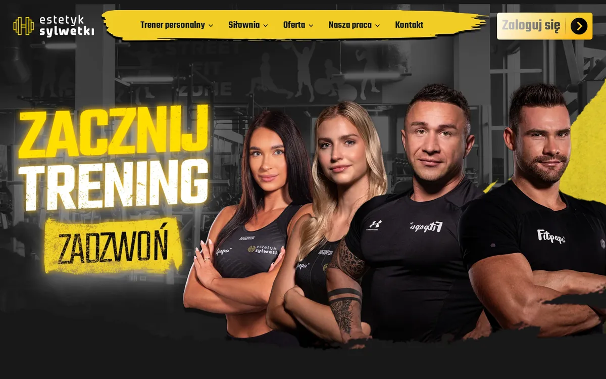 Preview of Estetyk Sylwetki website