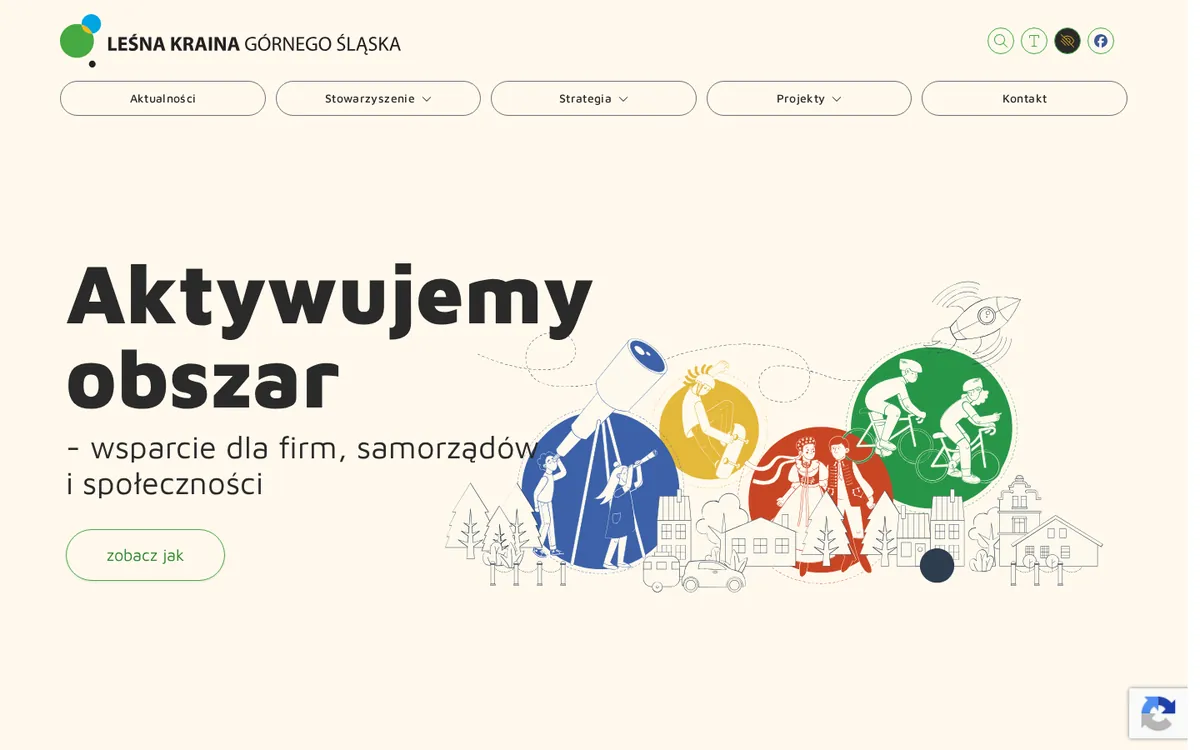Preview of Leśna Kraina Górnego Śląska website