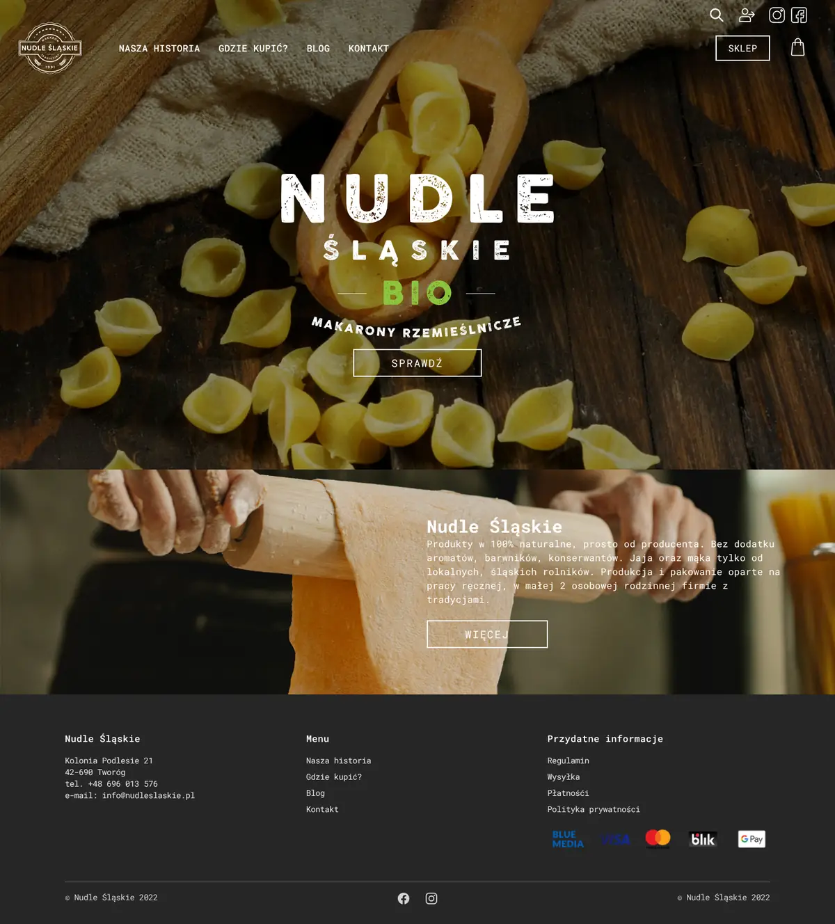 Full page preview of Nudle Śląskie