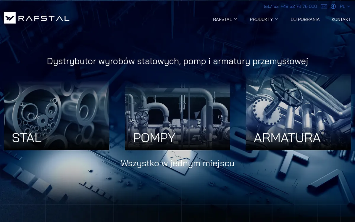 Preview of Rafstal website