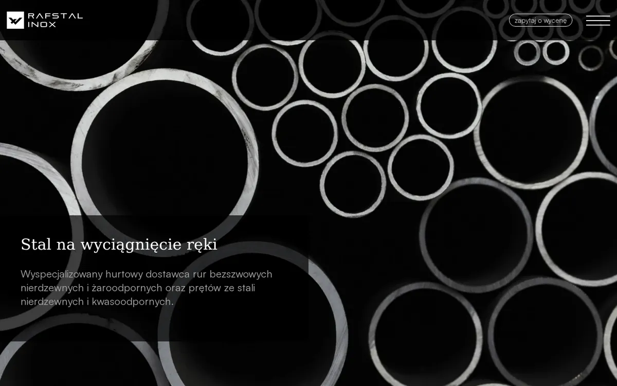 Preview of Rafstal-Inox website