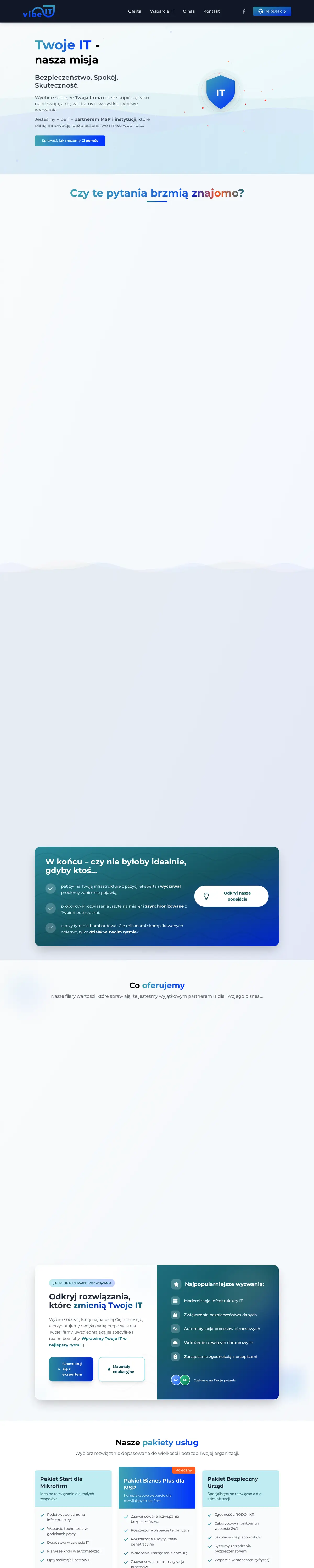 Full page preview of VibeIT